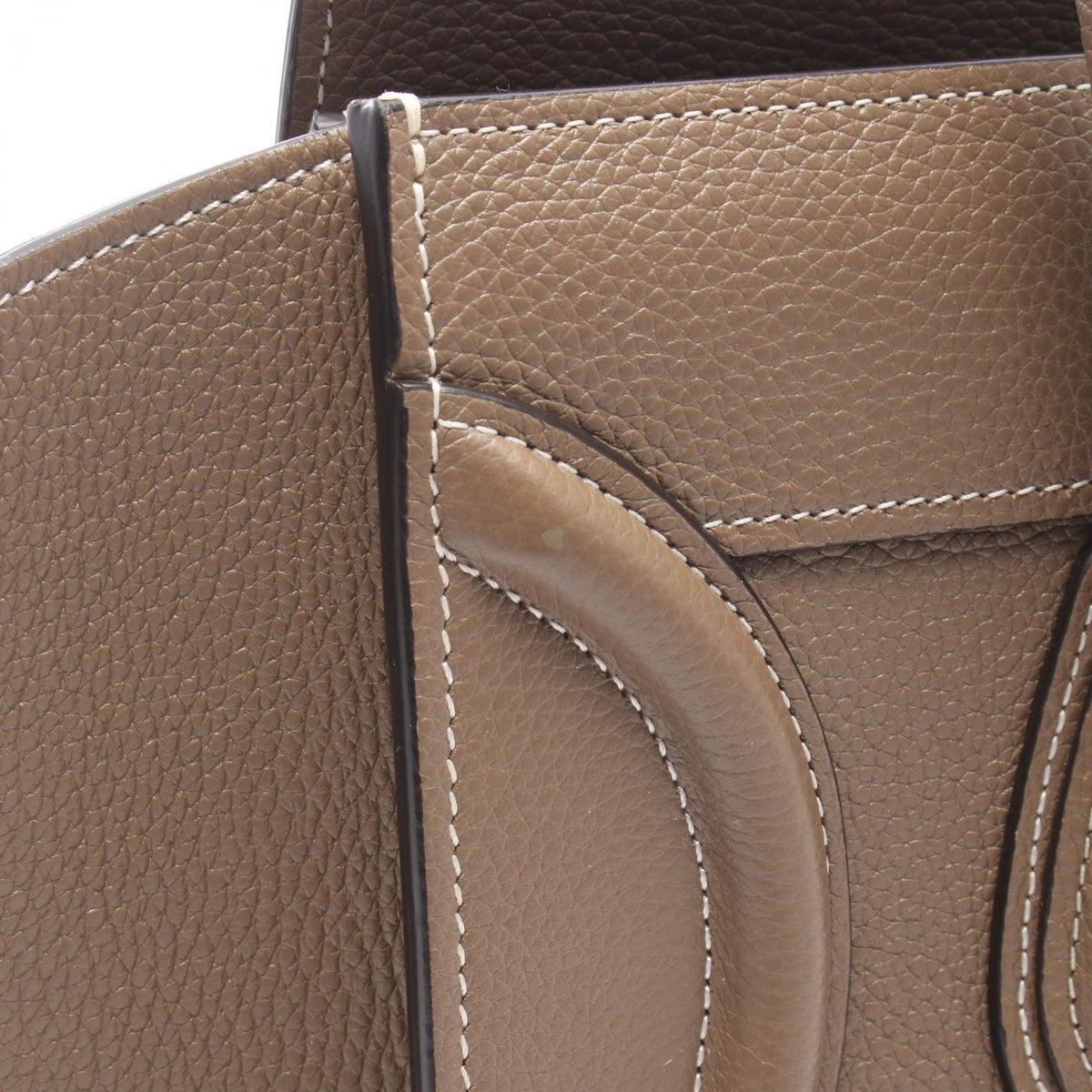 Celine Luggage Micro Shopper · Leather