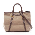 Prada Logo Jacquard · Canvas Leather