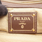 Prada Logo Jacquard · Canvas Leather