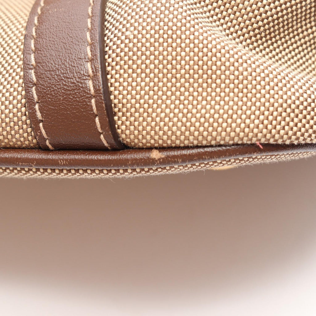 Prada Logo Jacquard · Canvas Leather