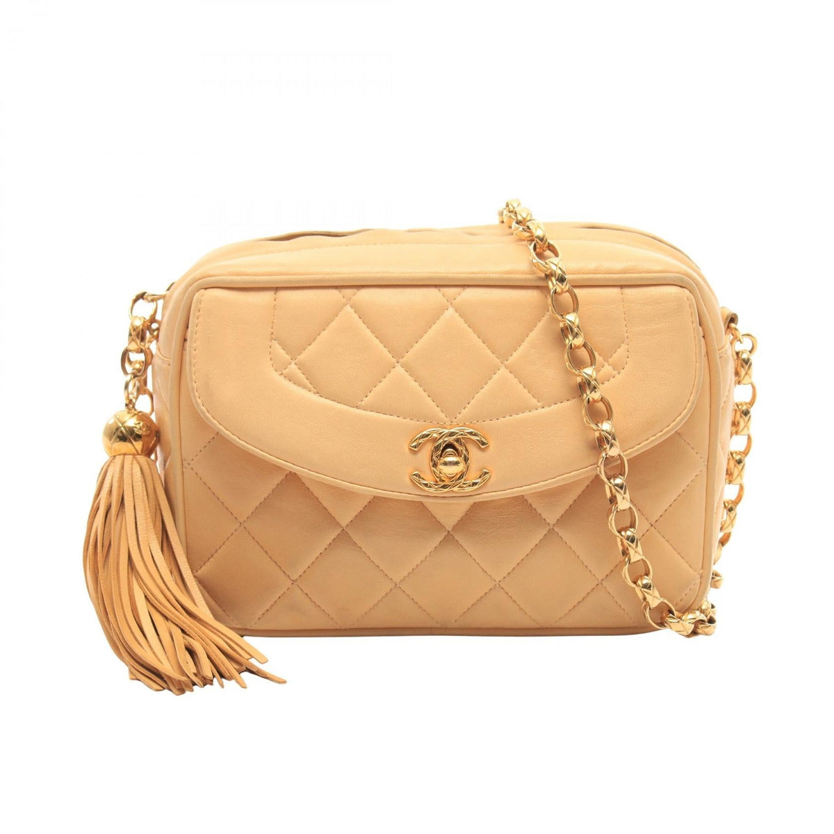 CHANEL Matelassé Tassel · Lambskin