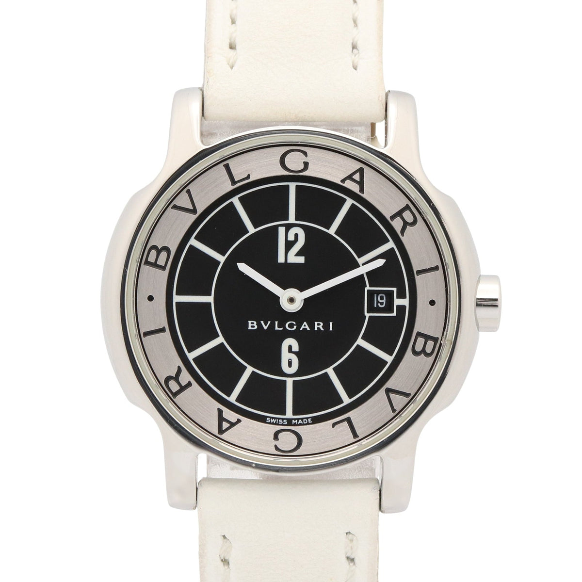 Bvlgari Solotempo · Steel · Leather