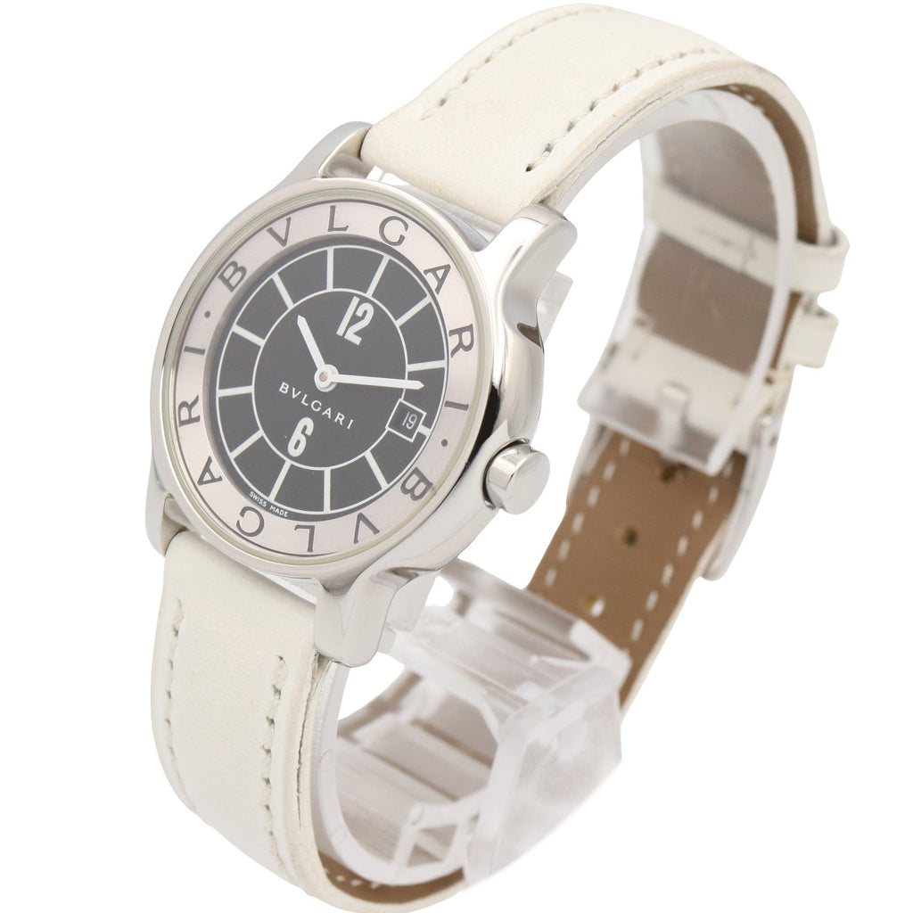 Bvlgari Solotempo · Steel · Leather