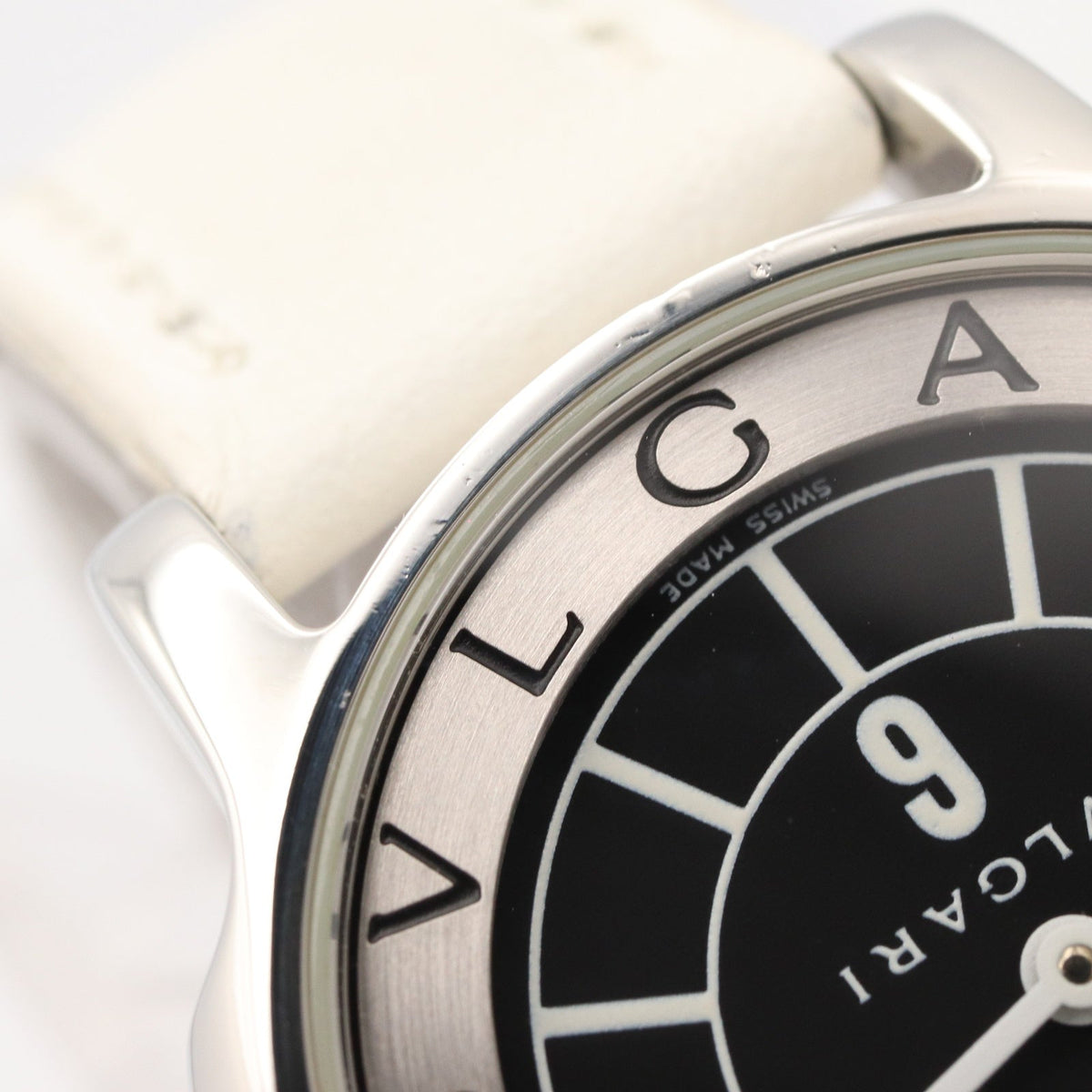 Bvlgari Solotempo · Steel · Leather