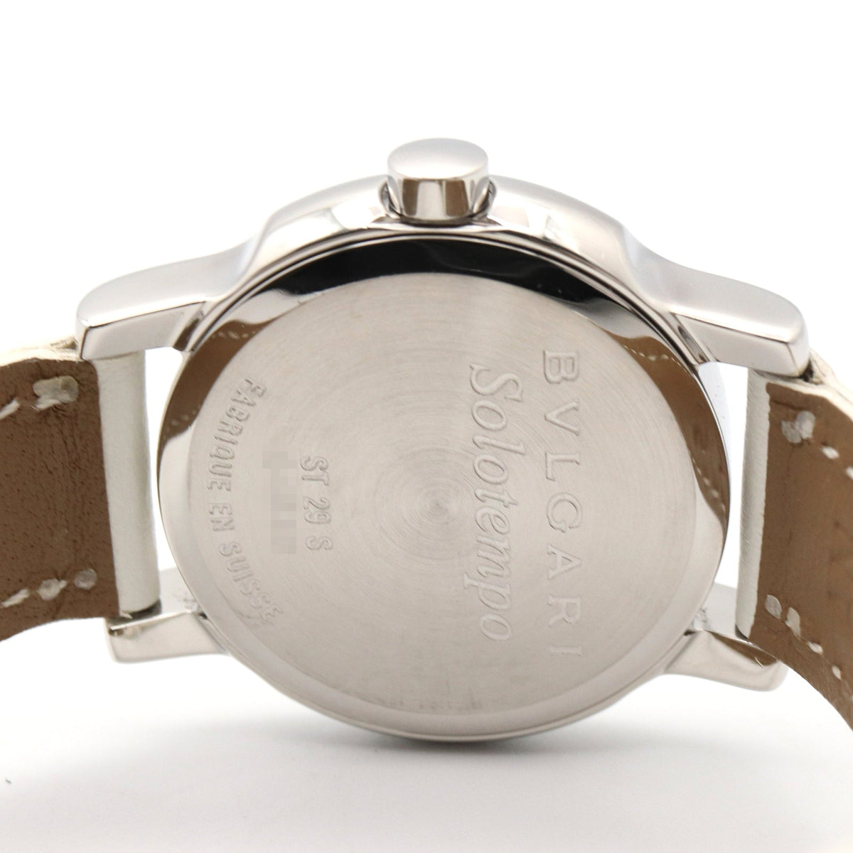 Bvlgari Solotempo · Steel · Leather