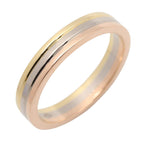 CARTIER Vendome · Tri-Gold Ring