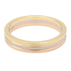 CARTIER Vendome · Tri-Gold Ring