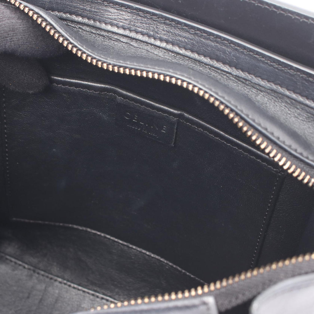 Celine Luggage Nano Shopper · Bicolor