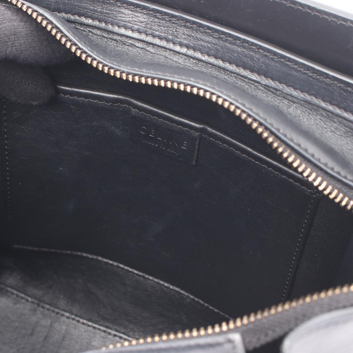 Celine Luggage Nano Shopper · Bicolor
