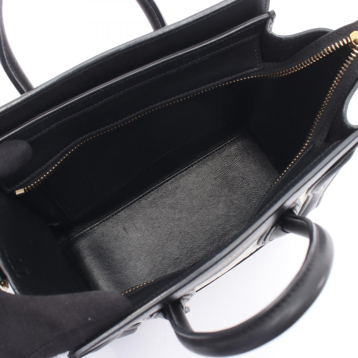 Celine Luggage Nano Shopper · Bicolor