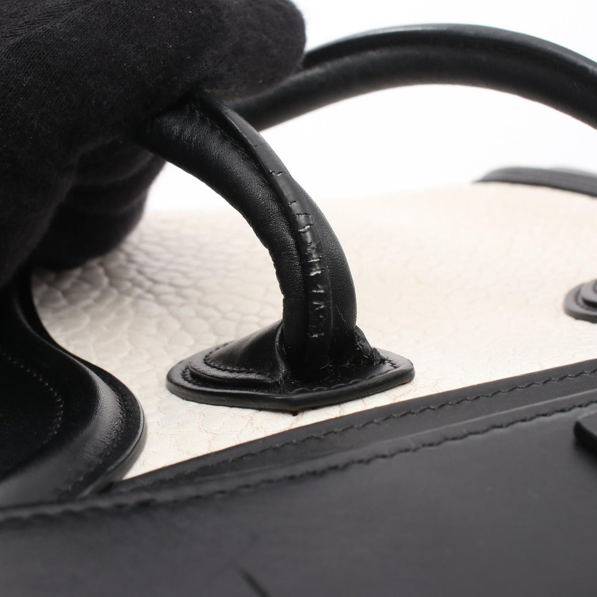 Celine Luggage Nano Shopper · Bicolor