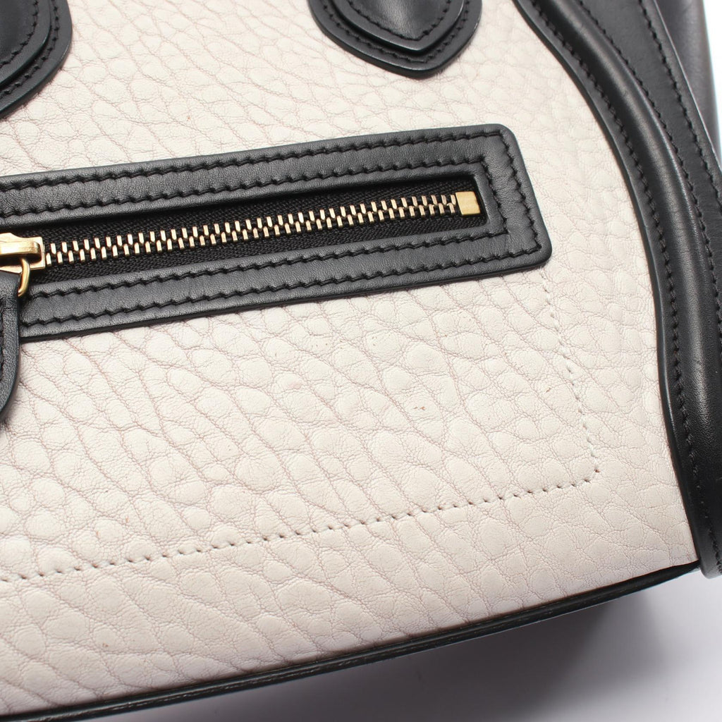 Celine Luggage Nano Shopper · Bicolor