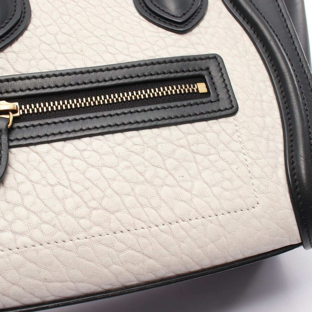 Celine Luggage Nano Shopper · Bicolor
