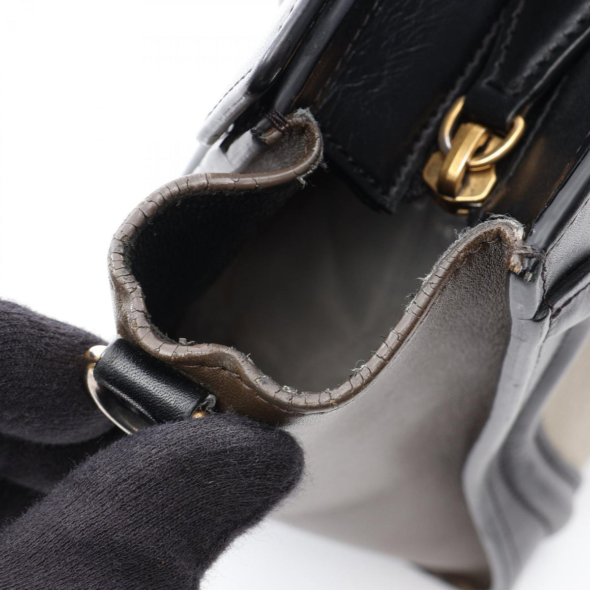Celine Luggage Nano Shopper · Leather