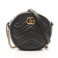 Gucci GG Marmont · Round Mini · Leather