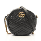 Gucci GG Marmont · Round Mini · Leather