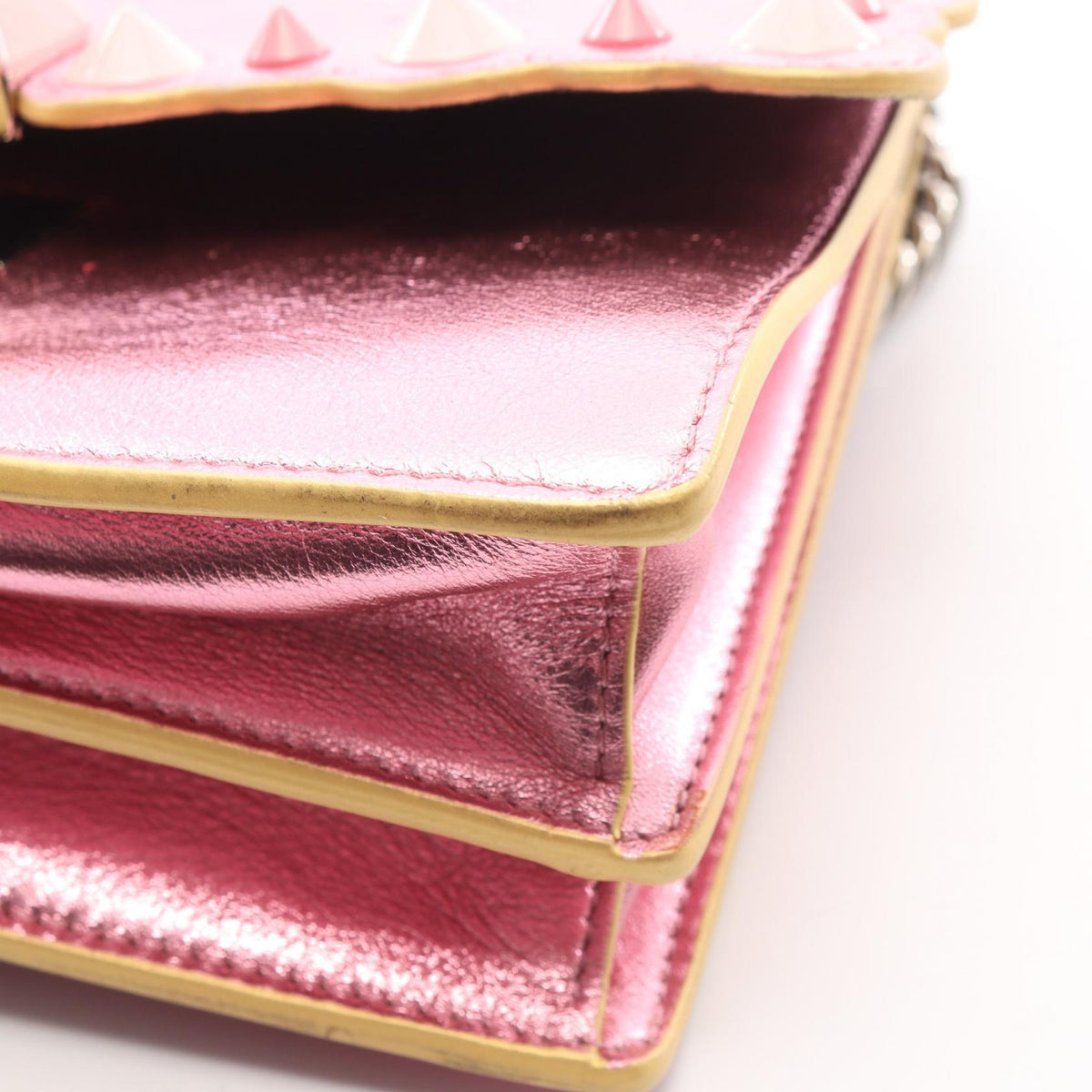 Fendi Mini Kan I · Metallic Chain