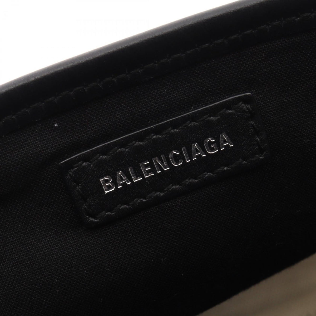 BALENCIAGA Navy Hippo XS · Canvas