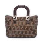FENDI Zucca · Canvas & Leather Tote