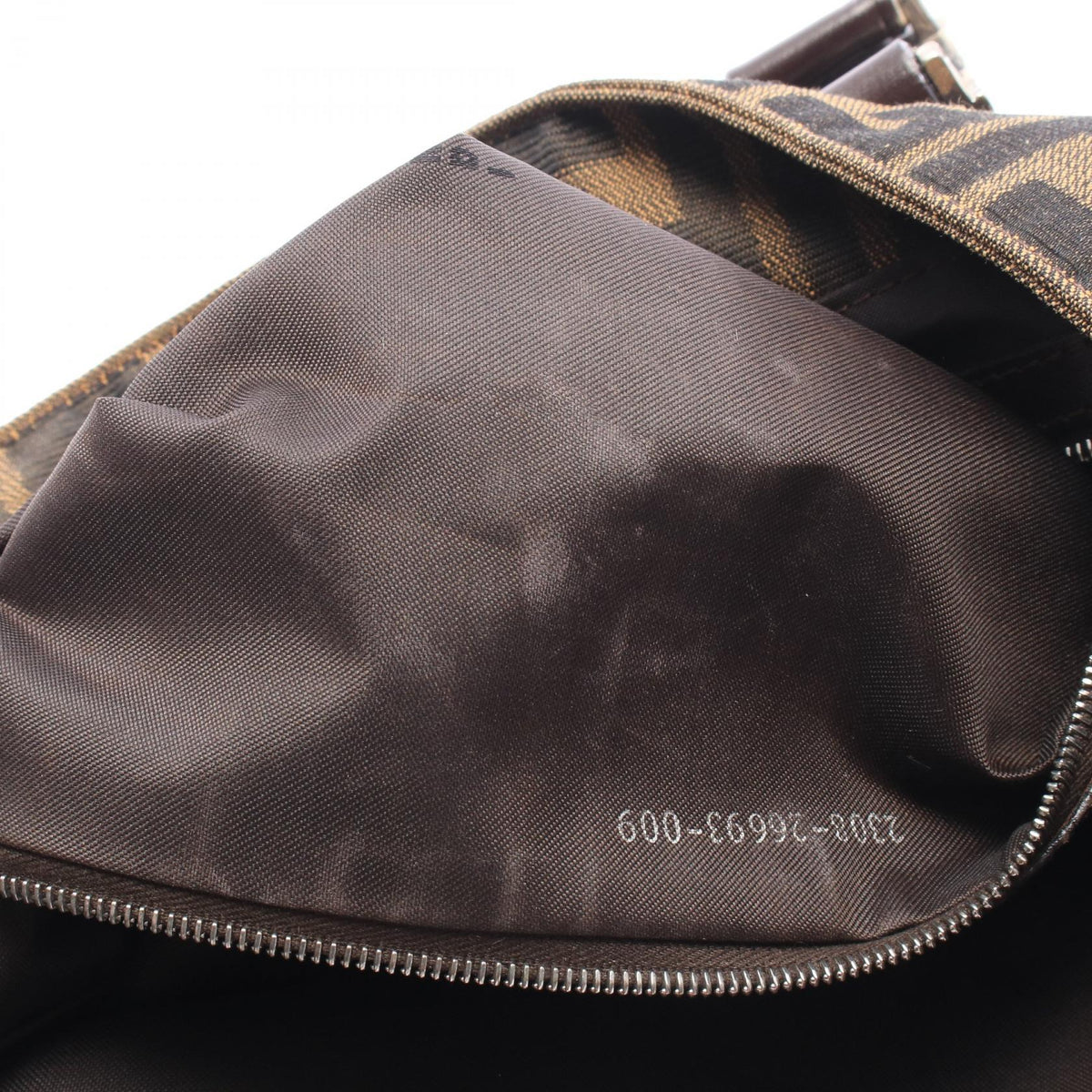 FENDI Zucca · Canvas & Leather Tote