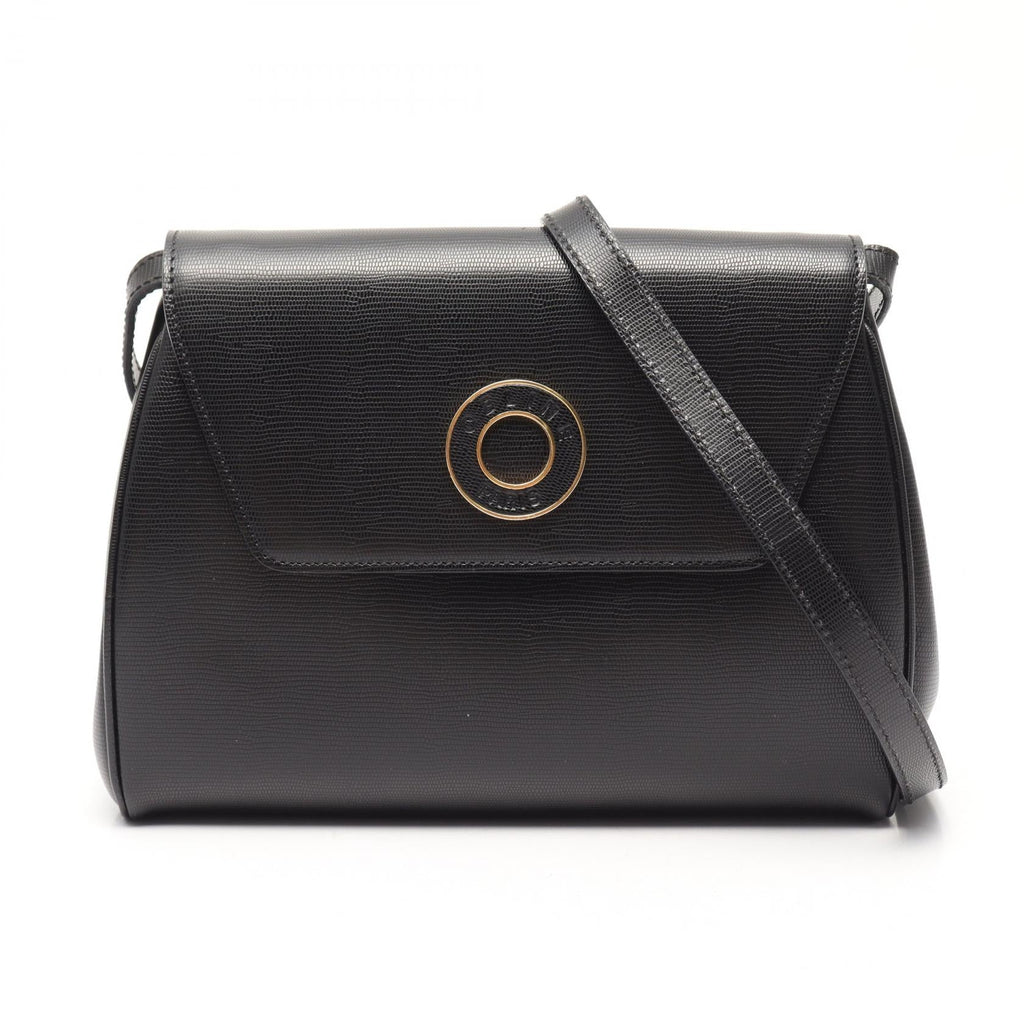 CELINE Circle Logo · Leather Crossbody