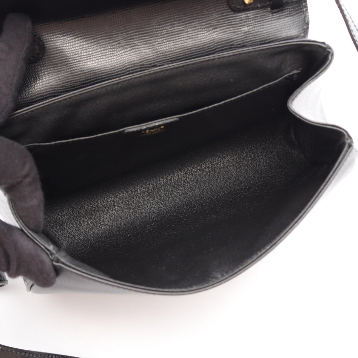 CELINE Circle Logo · Leather Crossbody