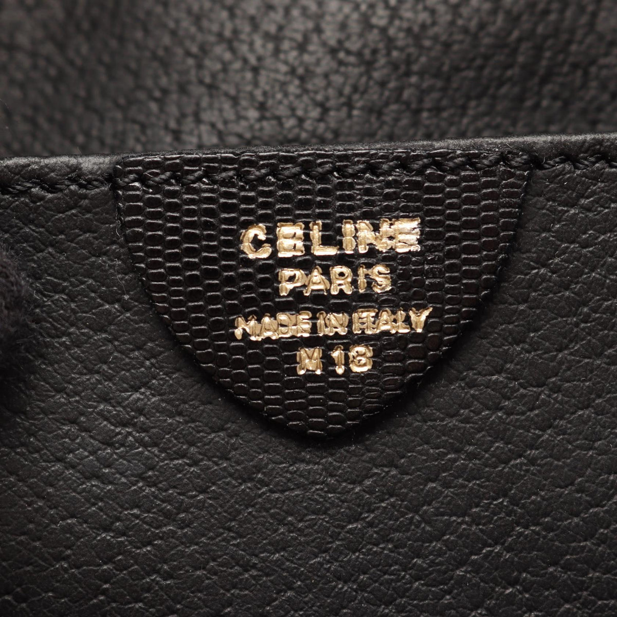 CELINE Circle Logo · Leather Crossbody