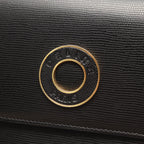 CELINE Circle Logo · Leather Crossbody