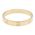 Cartier Mini Love Ring · 18K Yellow Gold