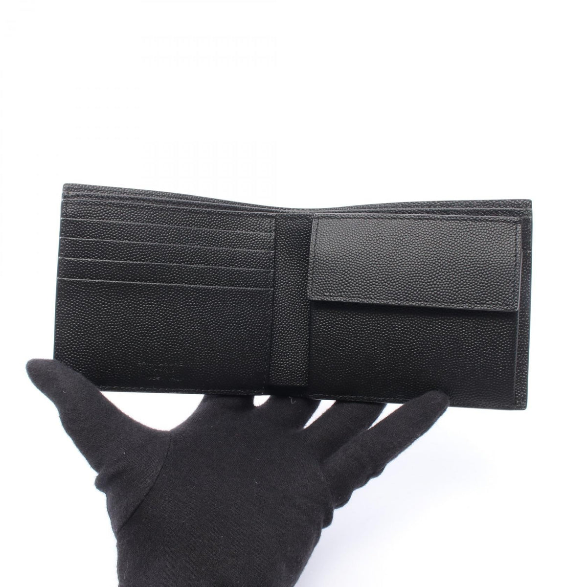 Saint Laurent East West · Leather Wallet