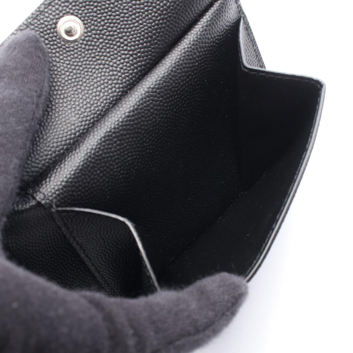 Saint Laurent East West · Leather Wallet