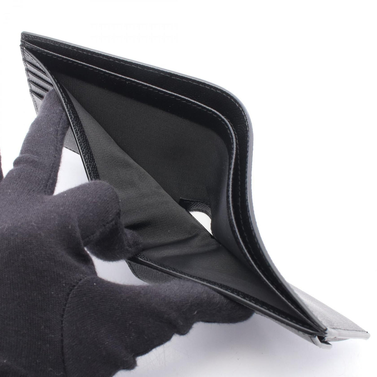 Saint Laurent East West · Leather Wallet