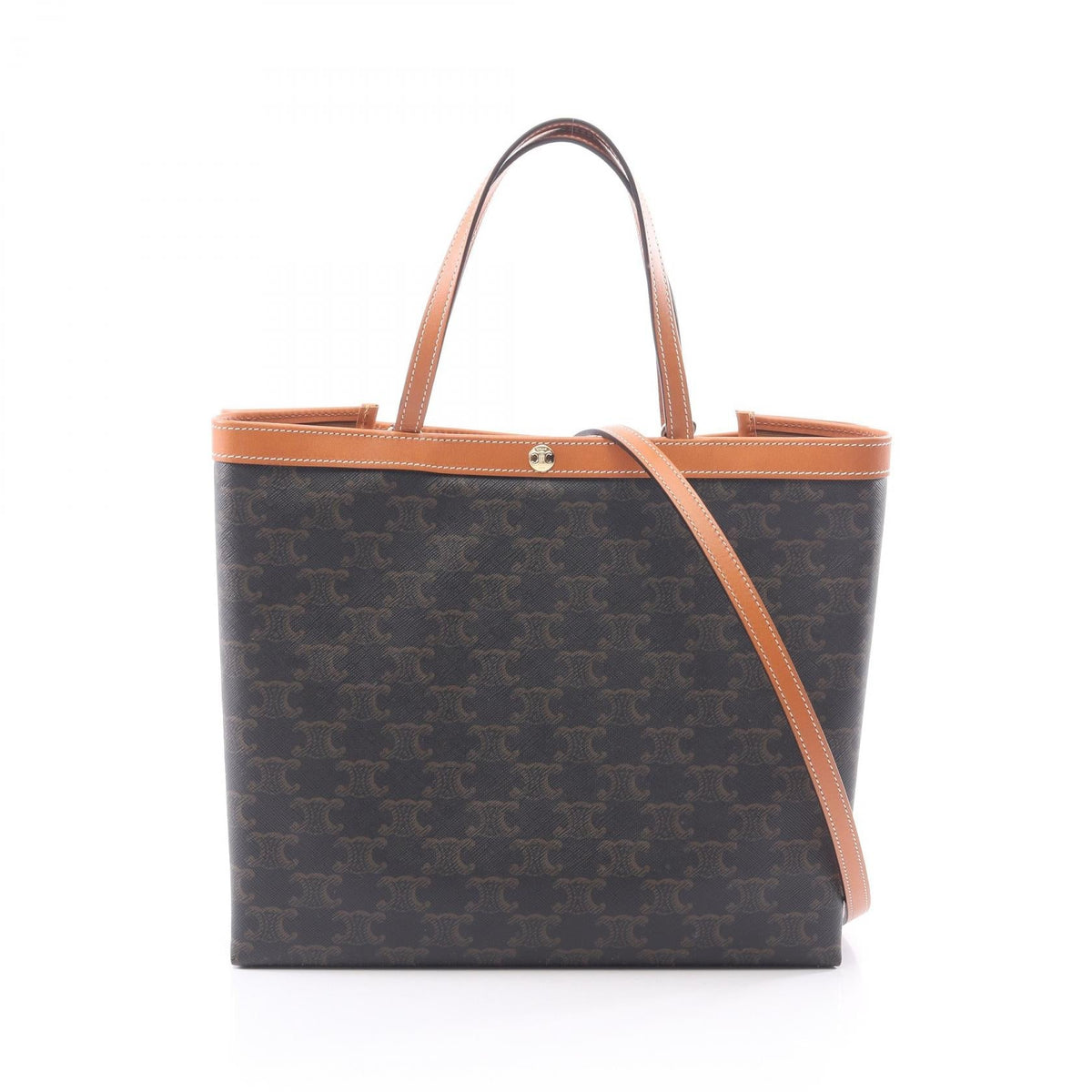 Celine Cabas Triomphe · Coated Canvas