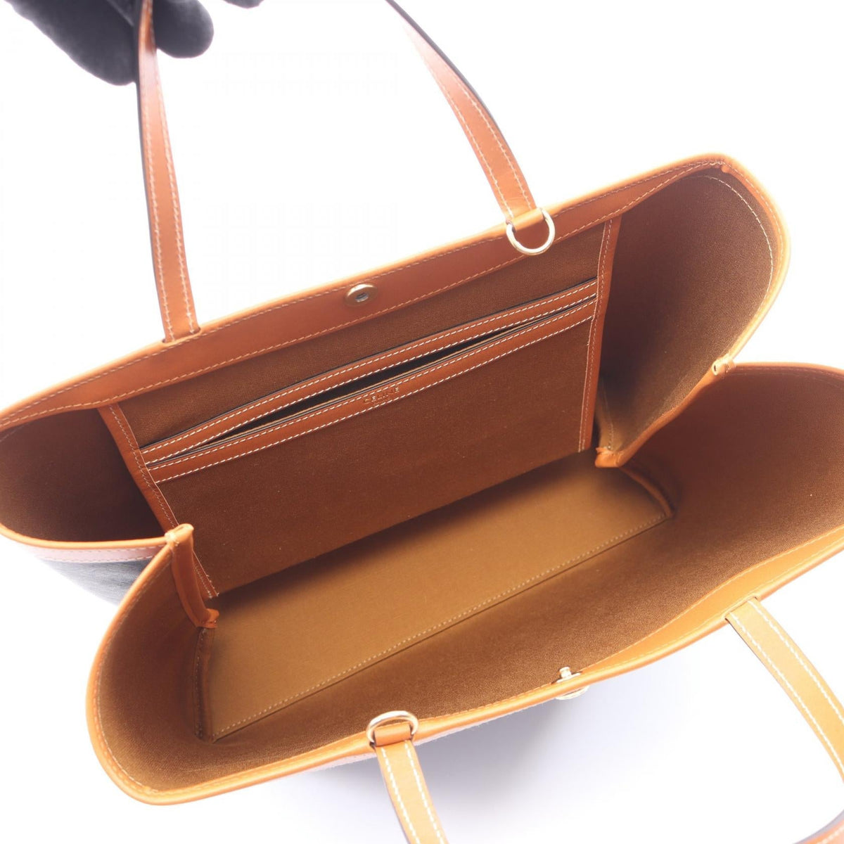 Celine Cabas Triomphe · Coated Canvas