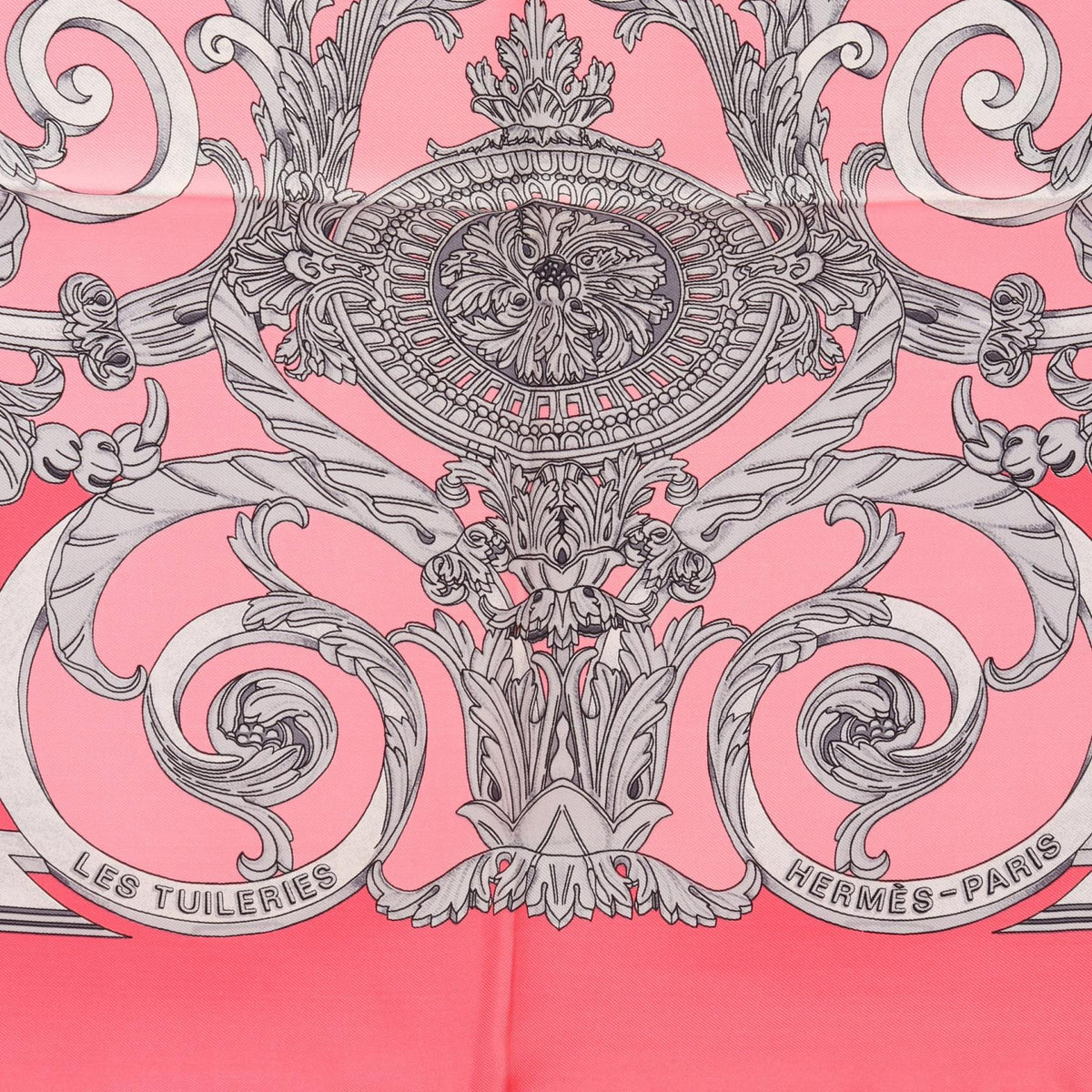 Hermès Carré 90 · Les Tuileries · Silk Scarf