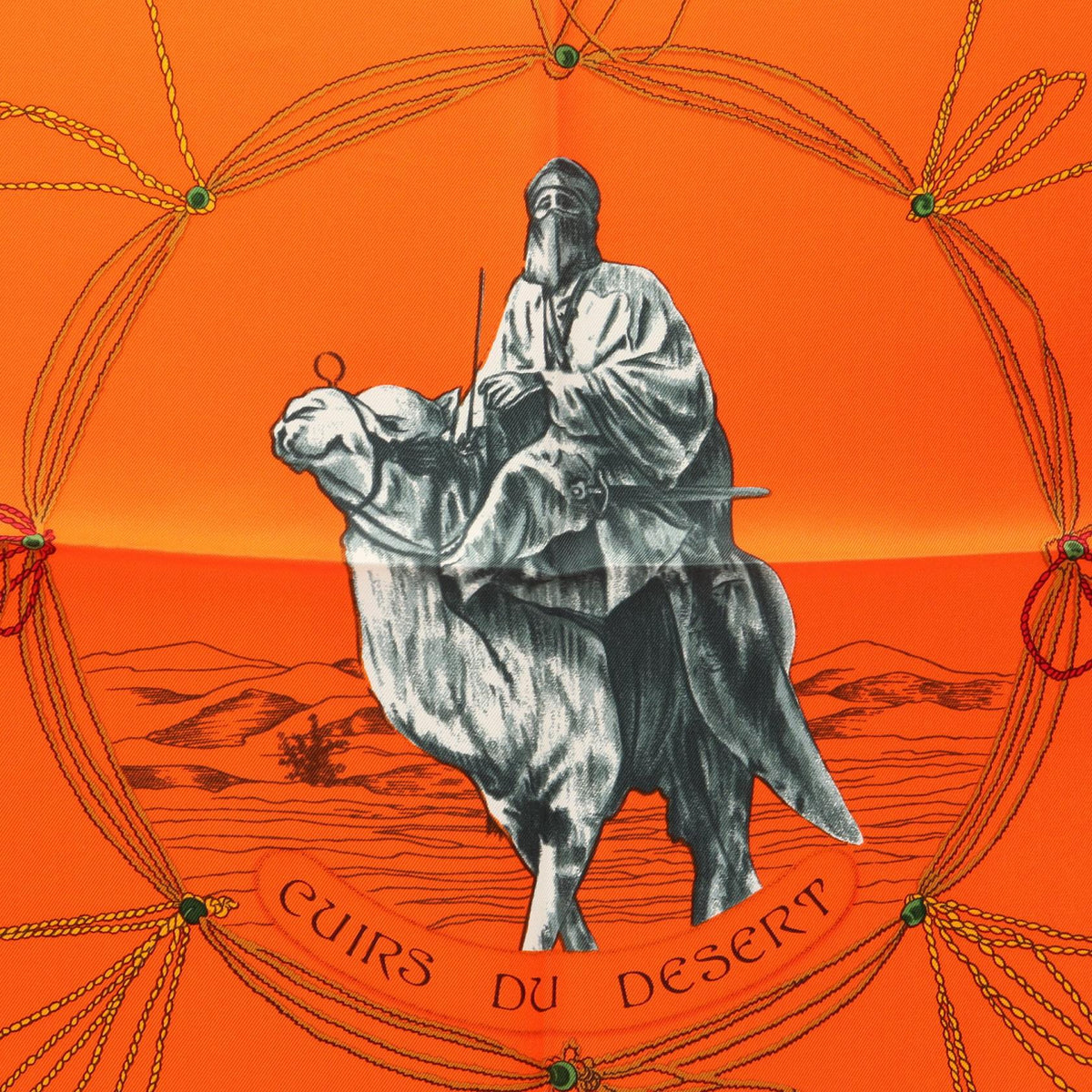 Hermès Cuirs Du Desert · Silk Scarf