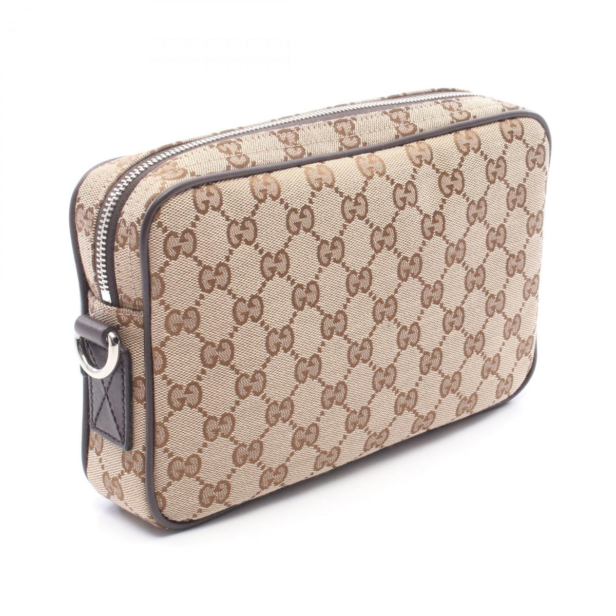 Gucci GG Canvas Crossbody · Leather
