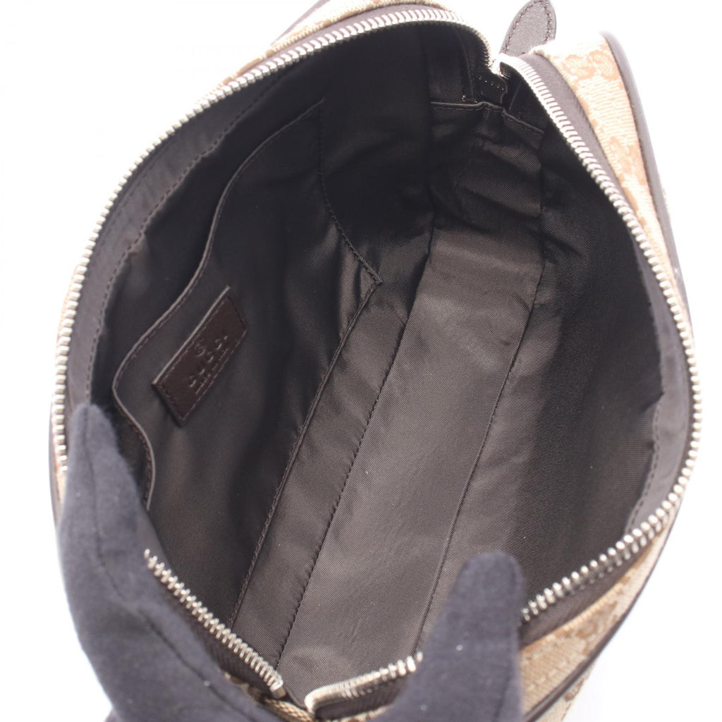 Gucci GG Canvas Crossbody · Leather