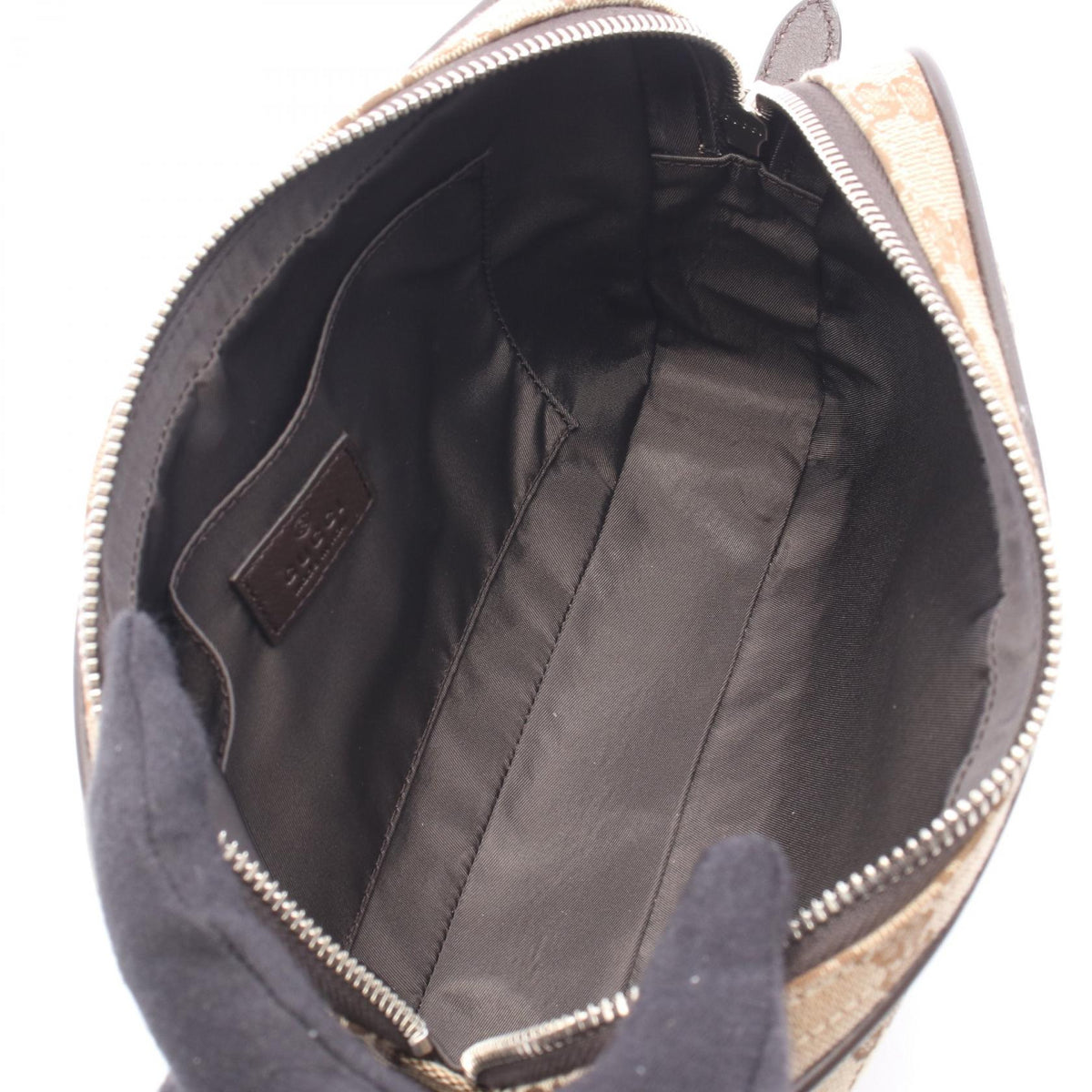 Gucci GG Canvas Crossbody · Leather