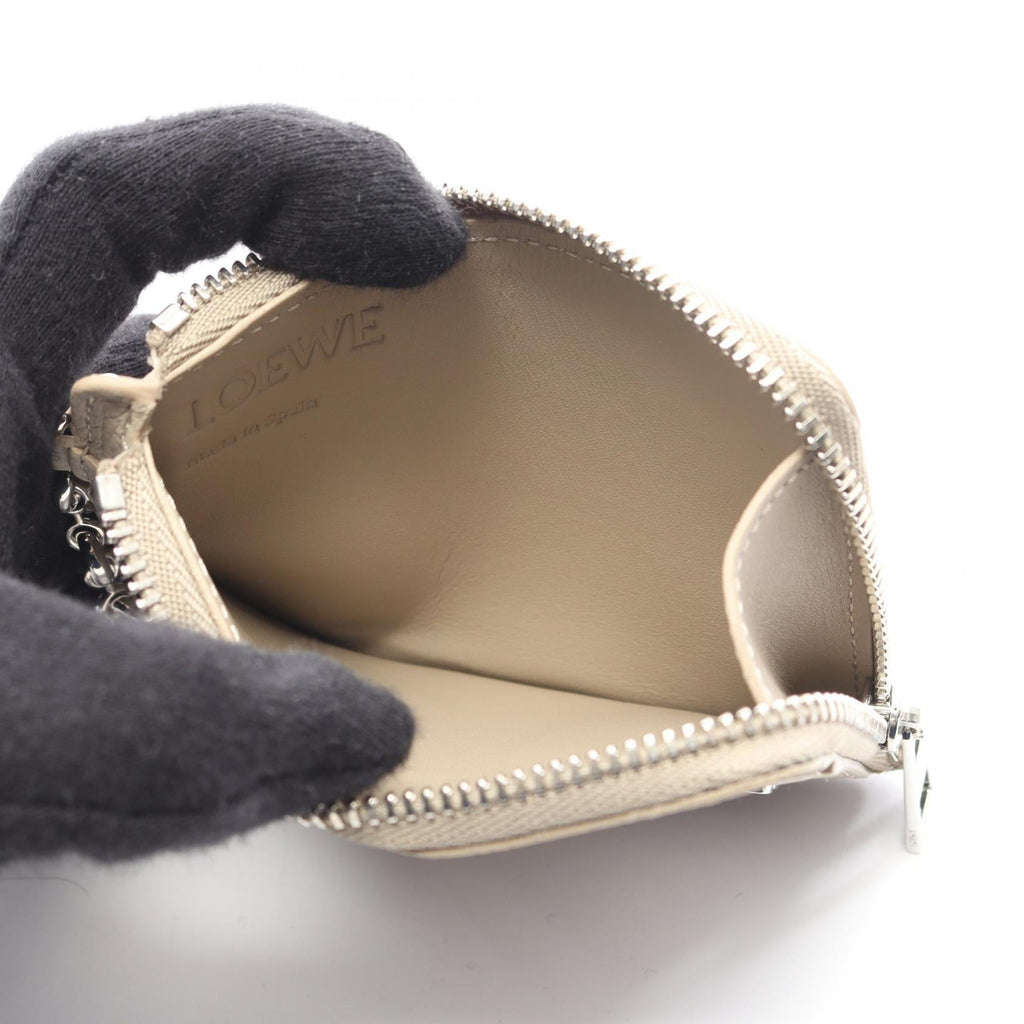 Loewe Anagram Square Coin · Leather