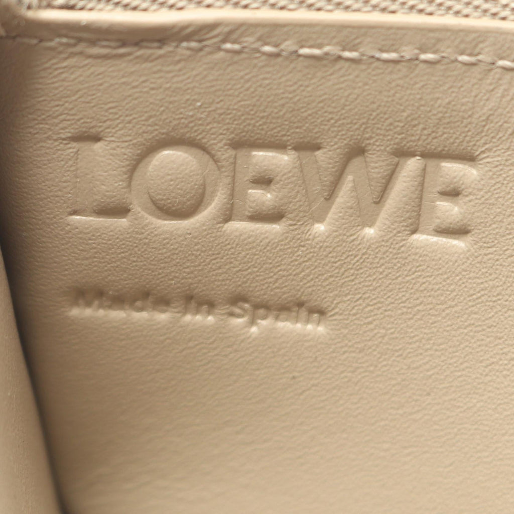 Loewe Anagram Square Coin · Leather