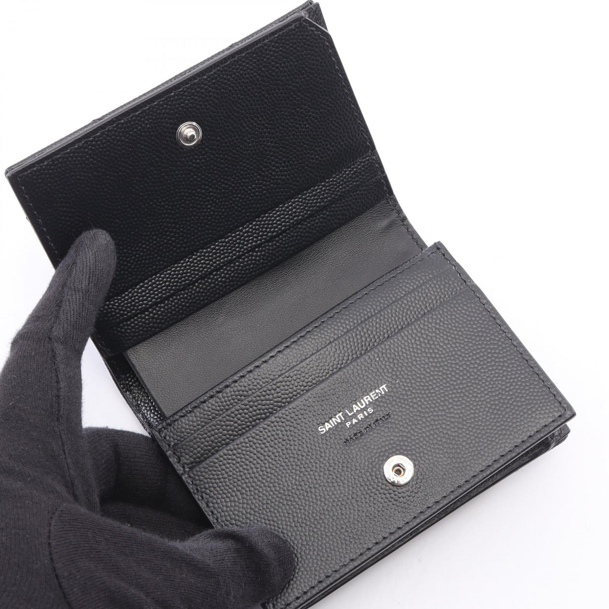 Saint Laurent Monogram · Leather Wallet