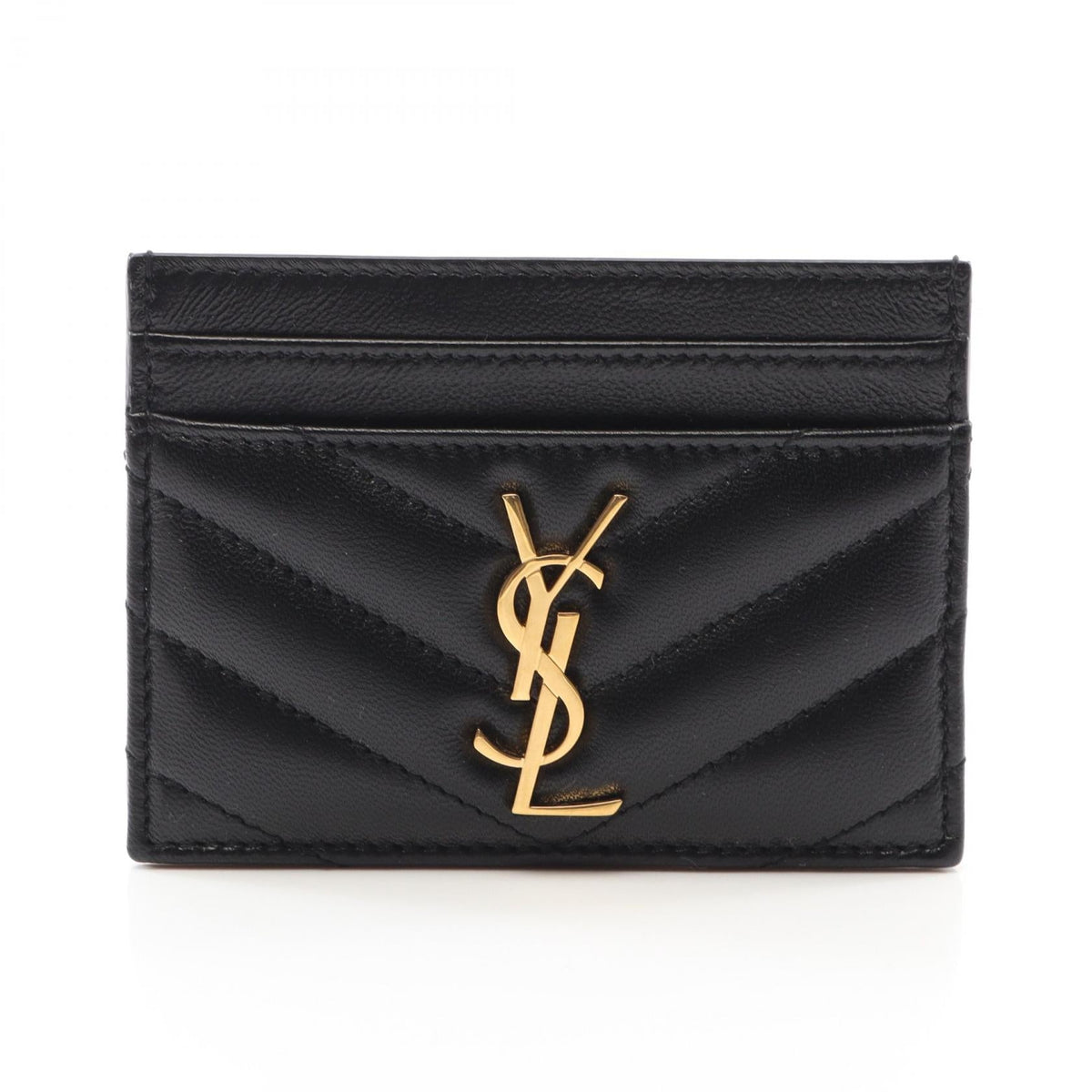 Saint Laurent Monogram · Leather Card Case