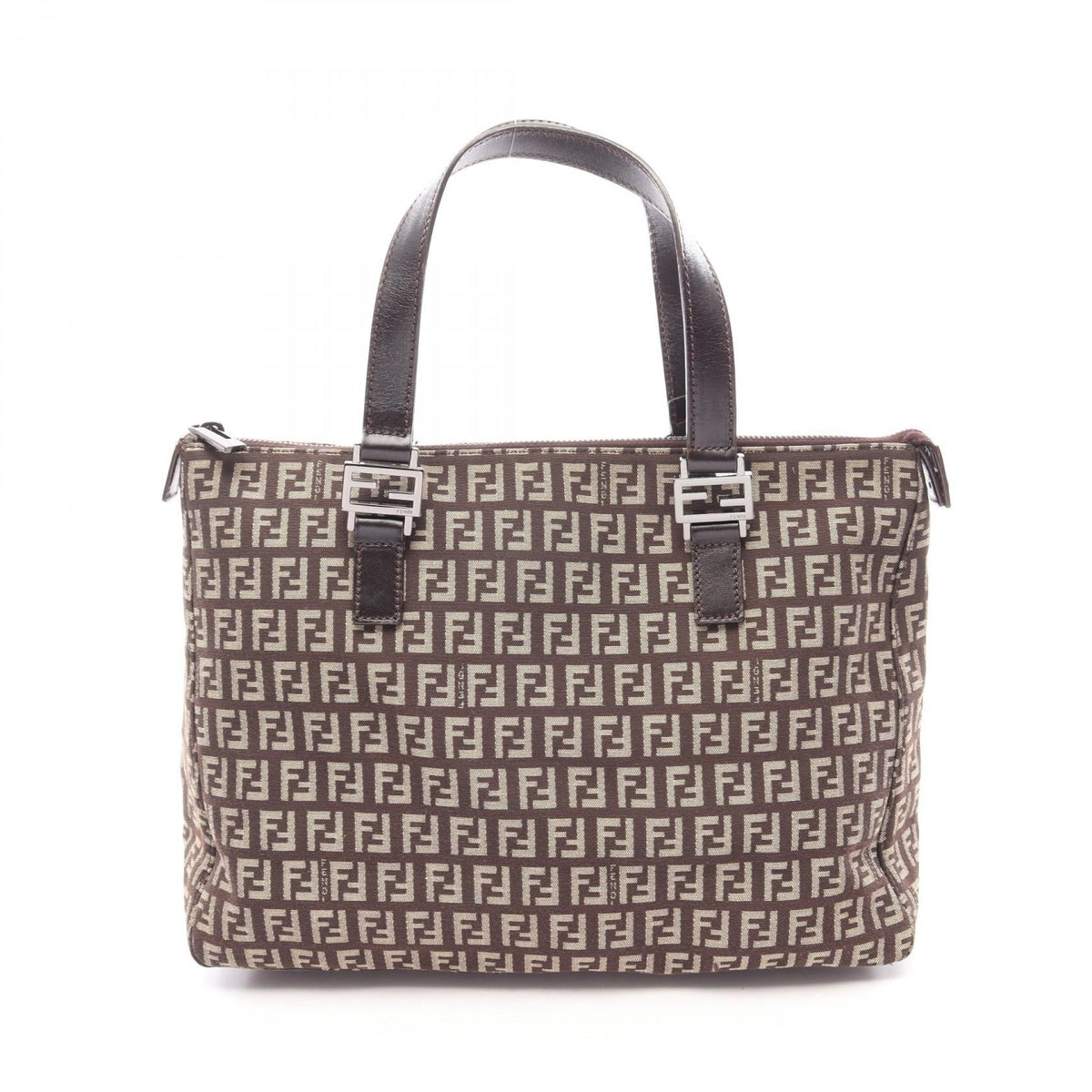 Fendi Zucchino Tote · Canvas & Leather