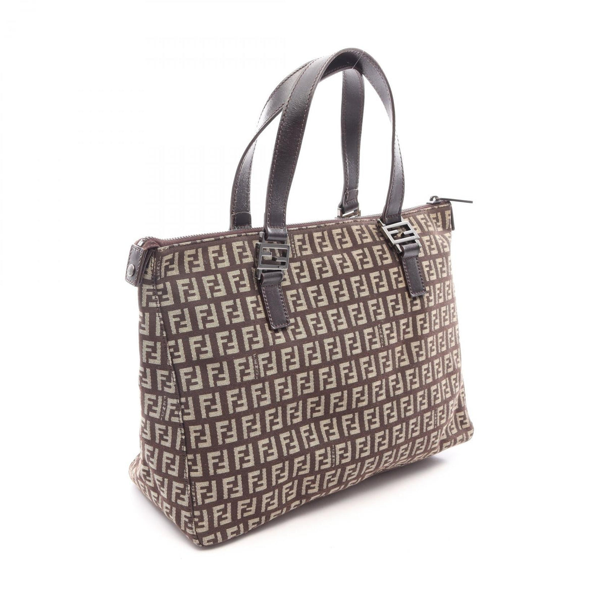 Fendi Zucchino Tote · Canvas & Leather
