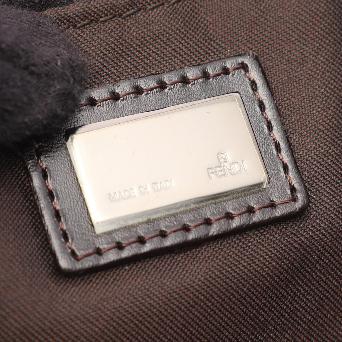 Fendi Zucchino Tote · Canvas & Leather