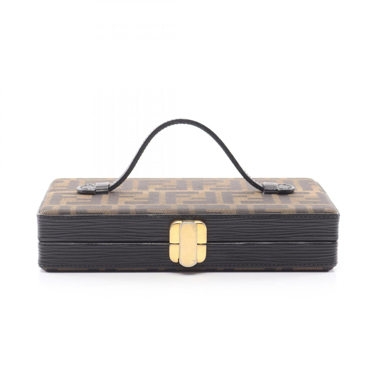 Fendi Zucca · Vanity Case · Canvas Leather