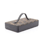 Fendi Zucca · Vanity Case · Canvas Leather