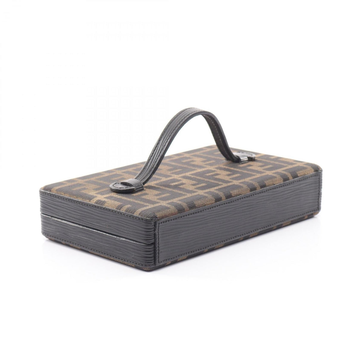 Fendi Zucca · Vanity Case · Canvas Leather