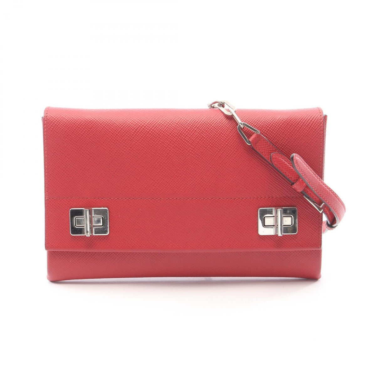 Prada Saffiano · Chain Shoulder Bag